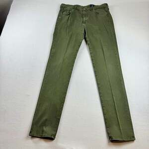 AG Adriano Goldschmied Prima Cigarette Leg Jeans in Olive Green Size 30R